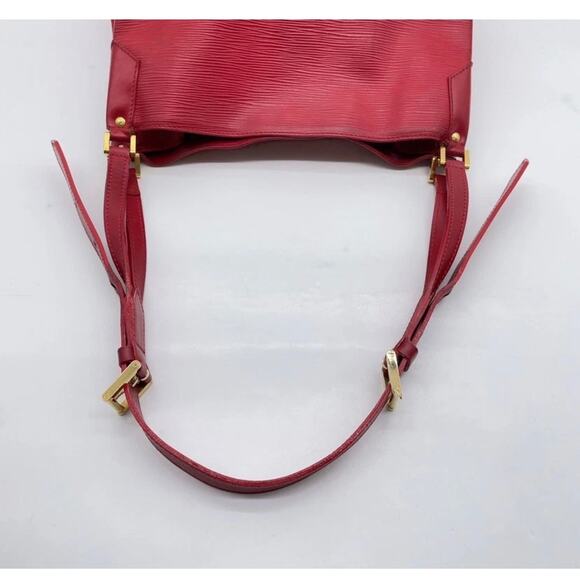 Auth Louis Vuitton Epi Red Mandara MM Shoulder Bag W/Dustbag - Picture 8 of 15